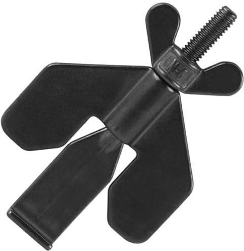 HEMOTON Verrou Portable sans Percer pour Porte Intérieure Butée de Sécurité Compacte Dispositif Antieffraction pour Maison Hôtel Appartement et Dortoirs