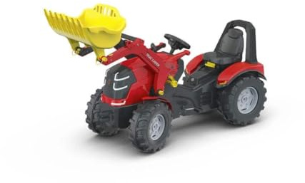 Rolly Toys rollyX-Trac Premium Trettraktor (Alter 3-10 Jahre, Flüsterlaufreifen, mit Frontlader, Frontkotflügel) 651009