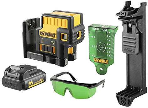 DeWalt DCE085D1G Niveau Laser 5 Points XR 10.8V 2Ah Li-ION Faisceau vert-DCE085D1G