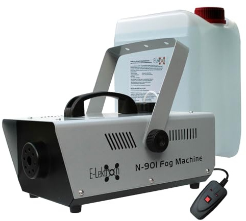 E-Lektron N-901 DJ Party Nebelmaschine 900W Rauchmaschine (N-901 inkl. 5L Fluid)