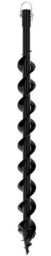 GT Garden Profi Erdlochbohrer Pfahlbohrer Pfostenbohrer Ersatzbohrer für Erdbohrgerät, Stahl, Durchmesser 60mm