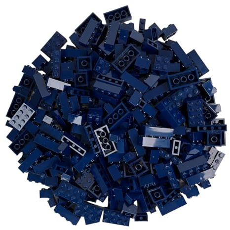Q-Bricks Bausteine Box 300 Stück Classic Klemmbausteine Sapphire Blue