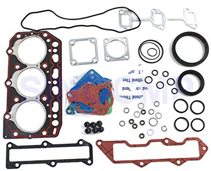3TNC78 3TNC78L-RTBA Kit de joint de moteur - SINOCMP Pièces d'excavatrice pour Yanmar moteur Kobelco SK025 SK025-1 mini pelle, garantie de 3 mois