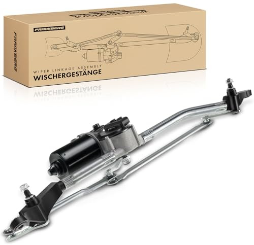 Frankberg Wischergestaange Scheibenwischeraufnahme mit Motor Vorne 1274142 | Kompatibel mit Astra G Stufenheck F69_, Astra G Caravan T98, Astra G Kasten F70, Astra G CC F48_ F08_, Astra G Caravan F35_