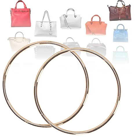 Entatial Asa para Equipaje, Asas para Bolsos, Accesorios de Bricolaje, Aspecto Brillante para Equipaje para el Hogar, para Bolso(Luz de Oro)