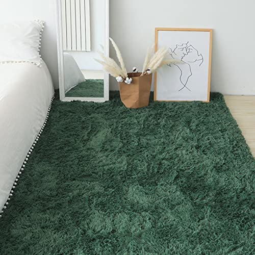 BAILR Flauschige Langhaarige Teppich 200×140cm, Teppiche für Wohnzimmer, Lammfell-Teppich Kunstfell Schaffell Imitat, Faux Bett-Vorleger Oder Matte für Stuhl Sofa