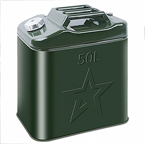 JIADUOFU 10l/20l/25l/30l/35l/40l/50l/60l Tragbarer Ersatzkraftstofftank, Notfall Ersatzkraftstofftank, Für Autostragbarem Motorrad-ersatzauto-kraftstofftank,50L