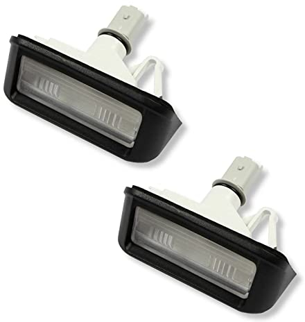 BIAREN Pair of Rear Number Plate Light Lamps for Citroen Berlingo Dispatch Peugeot Partner Expert 6340G7 9658461780