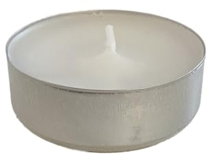 Maxiteelichter 20er Pack - 8 Stunden Brenndauer - Aluminium Teelichthüllen - Kartonverpackung - Teelichter - Maxi Lichter