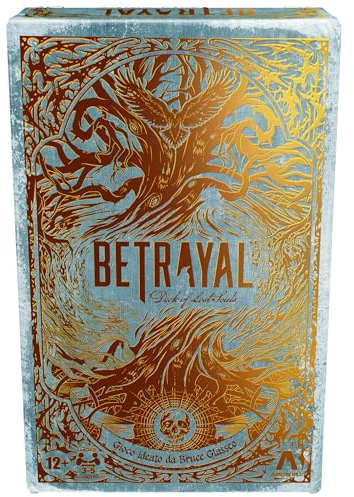 Avalon Hill Betrayal Deck of Lost Souls, Kartenspiel, Tarot-inspiriertes Geheimrollenspiel, Strategiespiel ab 12 Jahren