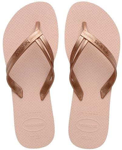 Havaianas - Elegance, Tongs Élégantes, Durables et Confortables, avec Lanières Élégantes et Semelle Antidérapante, Femme, Ballet Rose, 33/34 EU