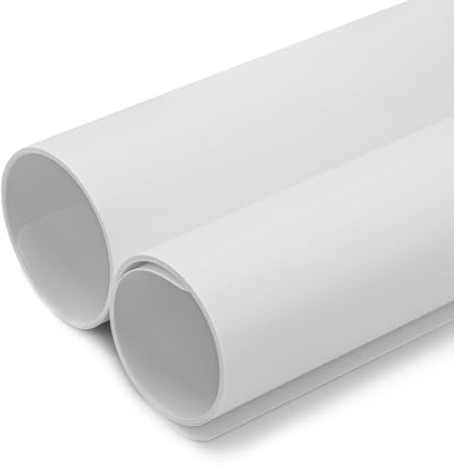 DUCLUS 2pcs Photography Backdrop 93.5x48.5 cm, White Small Photo Backdrop