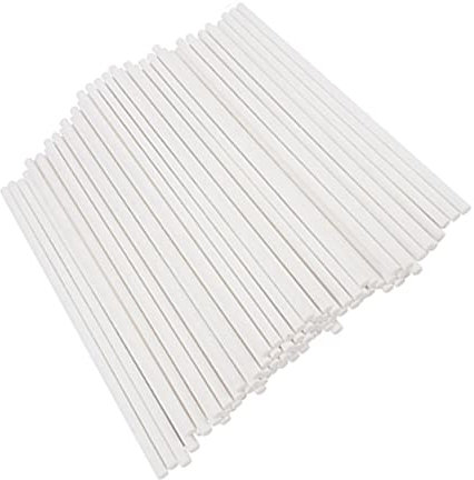 Cabilock 50piezas Palos De Chupachups Unidades para Tartas Manualidades Fiestas De Cumpleaños Diseño Simple Resistentes y Duraderos