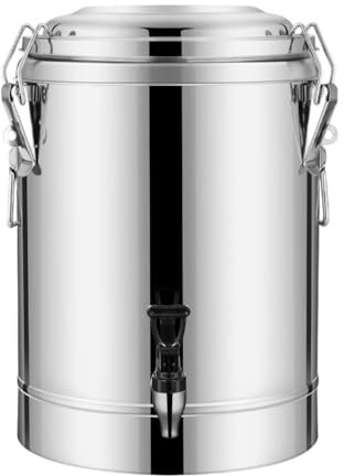 Dispenser isolato per bevande calde, secchio termico per tè al latte, ideale per acqua, porridge e zuppe, contenitore per bevande isolato e durevole