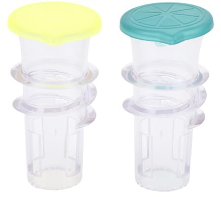 SIXRUN Petit Presse-agrumes à Citron, Filtre intégré et Couvercle pour Cocktails, Boissons, Versement Facile, Fraîcheur, Léger, Compact, Voyage, Pique-nique, Fêtes