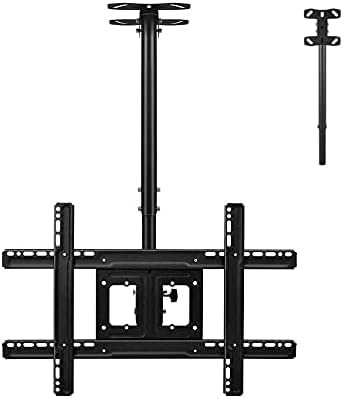 HYJYGM Ceiling TV Mount Bracket for 26 65 Inch TVs Full Motion Height Adjustable TV Stand rts Flat and Curved TVs Up to 50kg