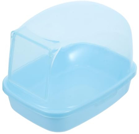 Gatuida Bain de Sable pour Chinchilla Transparent Plastique Abs Bac à Sable pour Hamster et Rat Salle de Bain Compacte et Facile à Nettoyer pour Petits Rongeurs Litière et Accessoires Cage