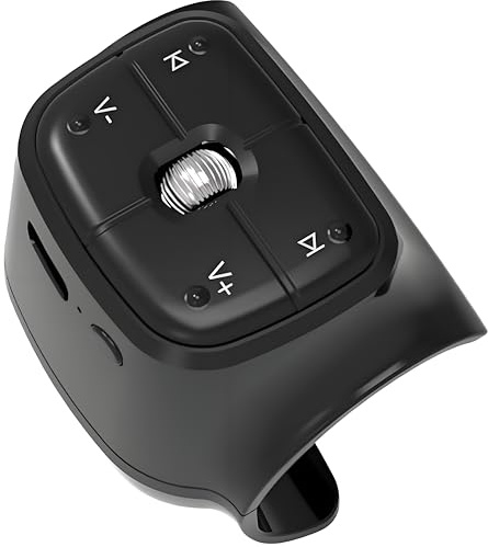 Bluetooth media-fjärrkontroll, TikTok rullande fjärrkontroll, musikkontroll för bil cykel motorcykel, rattkontrollknapp inbyggt uppladdningsbart batteri kompatibel för iPhone/Android-telefon