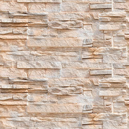 murando Papel Pintado autoadhesivo 10m Fotomurales Decoración de Pared | Murales Pegatina decorativos adhesivos 3d panel moderna de Diseno Fotográfico imitación piedra piedras
