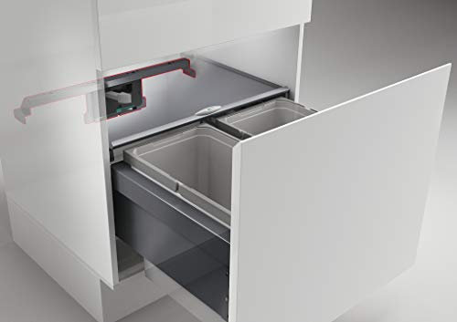 NABER 8012368 Auswerfer für Frontauszüge, B 600 mm Cox Cick-E® 600, dunkelgrau/chrom matt