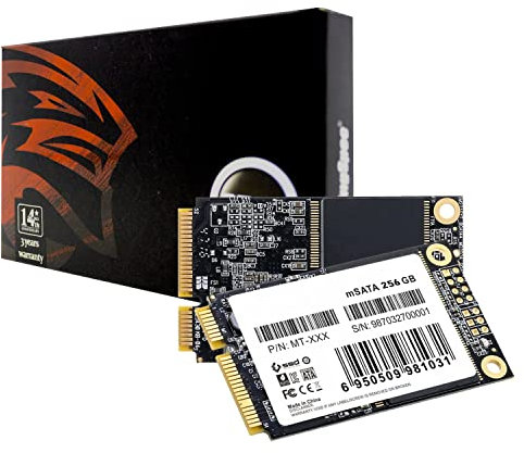SIMPLETEK - SSD interno M.2 mSATA 52pin da 256 GB | 6 Gbps 3D NAND | Disco a Stato Solido ideale per Notebook PC Compatibile con Mac