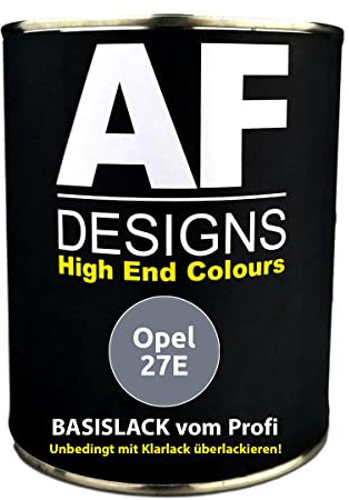 Alex Flittner Designs 1L Autolack für Opel 27E Cub Blue Metallic Autolack Spritzfertig