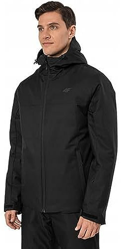 4F Herren Skijacke Sport Winter Wasserdichtheit: 5000 mm/qm (Anthrazit, S), antrazit, Einheitsgröße