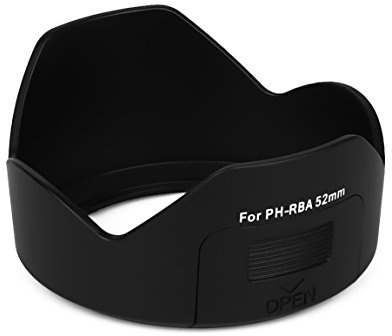 Paraluce compatibile con Pentax SMC P-DA 18-55mm f/3.5-5.6 PH-RBA 52mm RBA