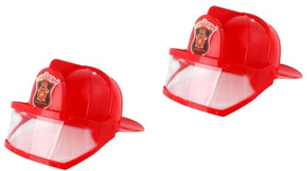 SAFIGLE 2 Stk Kidcraft-spielset Feuerwehr Rollenspiel Feuerwehrkostüm Spielzeug Für Die Frühe Entwicklung Früherziehungsspielzeug Schutzhelm Spielzeug Spielzeuge Kind Ein Stück Kleidung