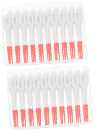 Didiseaon 80pezzi Spazzolini Interdentali Strumenti Professionali per Pulizia Denti Igiene Orale Portatile Strumenti Igiene Orale