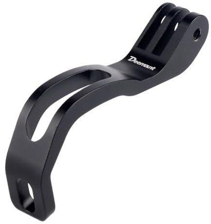 Kexpery Verstellbare Vorderradgabellicht-Halterung, Aluminiumlegierung, Sportkamera-Lampenhalterung, Ständer, Fahrrad-Taschenlampenhalterung, Vorderlicht-Halterung für GoPro