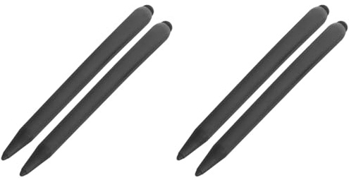 Mikikit Kapazitiver Touchscreen-Stift: Schwarz Doppelkopf-Design - Aus Abs Ideal FüR Whiteboard Notizen Und Zeichnen
