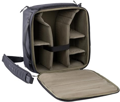 PGYTECH Kamera-insatsväska med axelrem, vattentät linsväska för fotografier och resenärer, svart, M, OnePro insert Bag