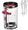 Hochwertiger Ersatz-Staubbehälter für Dyson V11 V15 SV14 SV15 SV22 Staubsauger, für Dyson Staubsauger Zubehör Ersatzteile Aufsatz - Transparent und Zuverlässig