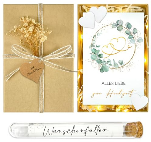 Luckeey Hochzeitsgeschenke für Brautpaar, Geldgeschenk Hochzeit, Hochzeitsgeschenk Geld für GeldgeschenkeCadeaux de Mariage Hochzeits geschenk Flitterwochen, Geschenkbox Hochzeit