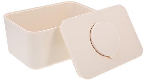 QUMIIRITY Silikon Feuchttuchspender Mit Deckel Nachfüllbare Rechteckige Feuchttuchbox Tragbare Aufbewahrungsbox Für Zuhause Auto Und Babywagen