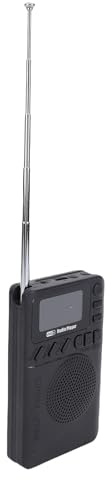 Plyisty Radio Dab+FM, Enceinte Bluetooth Portable, écran Couleur LED 1,44 Pouces, Batterie Rechargeable 1000 mAh, Prise en Charge de la Lecture Depuis Une Carte mémoire
