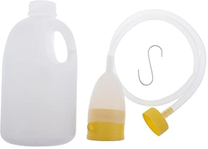 LOABXYUZ Bottiglia for orinatoio Maschile Anti-rovesciamento da 1700 ml con Tubo da 90 cm