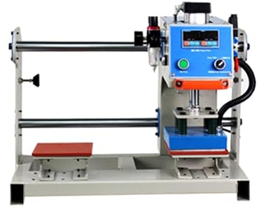 JOJIDE Presse a Chaud, Imprimante d'étiquettes à Double Position, Presse à Chaud, Transfert par Sublimation, T-Shirt, Chaussettes de Poche, imprimante Continue 1000W(150x150mm Duplex)