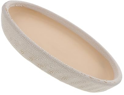 BESTonZON Vassoio per Piante Sottovaso in Ceramica Sottovaso per Piante Piccolo Piatto per Fiori