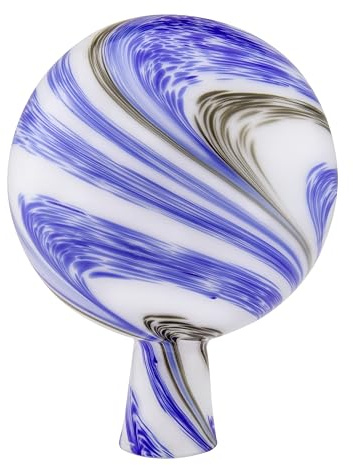 Windhager Boule de Jardin Multicolore Bleu - Ø 15 cm - Boule de Rose en Verre de Jardin, Boule de Jardin - en Verre soufflée à la Bouche - décoratif Boule en Verre