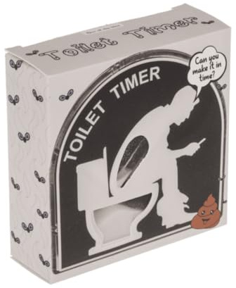 LND, Toilet Timer, Toilet & Bathroom 5 Minute Sand Timer, Novelty Gadget Gift for Men, Perfect Men's Stocking Filler, Birthday or Fathers Day Gadget For Him, Funny Gift For Men, Ladies & Kids