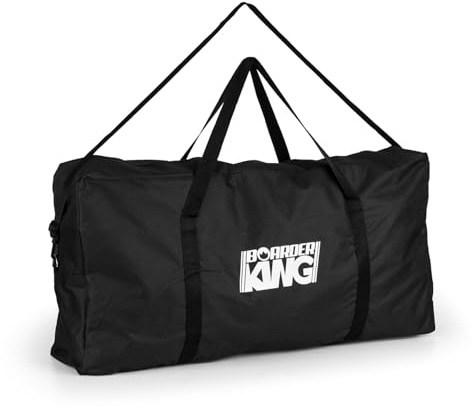 BoarderKING Tasche, Tragetasche für Indoor Board Balance Board, Zubehör, 79 x 42 x 10 cm, Material: Kunststoff, schwarz