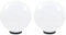 vidaXL 2x Lampe à LED sous Forme de Boule Sphérique Chemin Éclairage de Jardin