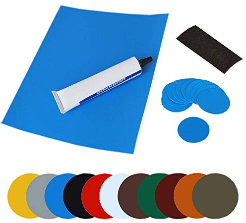 PVC Kleber Reparatur-Set Abdeckplane Schwimmbad Pool Schwimmingpool Teich Kleber- (schwarz)