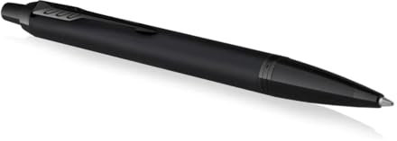 PARKER IM Kugelschreiber | Mattschwarz mit schwarzem Ornament | Mittlere Spitze mit schwarzer Tinte Nachfüllung | Geschenkbox