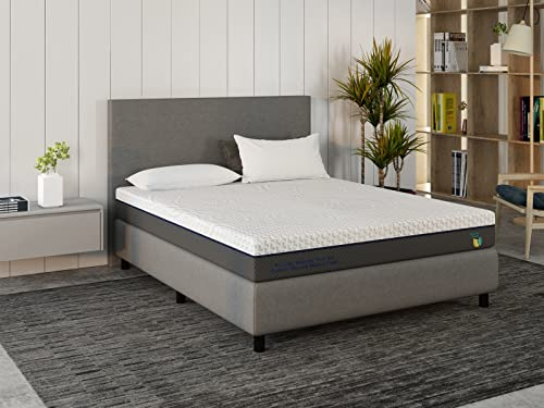 Scarnatti Matratze 140x200 cm, 18 cm hoch, Kaltschaummatratze Memory Schaum Bett, 7-Zonen Viskoelastisch, Cool Gel, grünem Tee & Bambuskohle angereicherter, Zero-Partner-Disturbance, H3-H4 Härtegrad