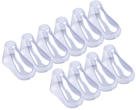 F Fityle 10x camilla transparente para zapatos de bebé, vitrina profesional, portátil, duradera, práctica, soporte para botas, pantalla moldeadora para, Los 8CM