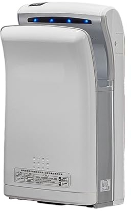 SHEHUALI Sèche-Mains, Sèche-Mains à Jet Automatique, HEPA Vertical Mince 1800 W, for hôtel Commercial, aérodrome, Toilettes KTV, sèche-Mains électrique Mural(Blanc)