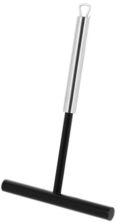 SHOWERORO T-Shape Stainless Steel Crepe Maker Pancake Spreader Non-Stick Nylon Crepe Making Tool for Kitchen Pancake Supplies Cooking